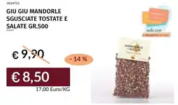 Prezzemolo e Vitale Giu giu mandorle sgusciate tostate e salate offerta