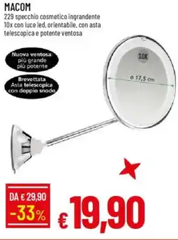 Galassia MACOM 229 specchio offerta