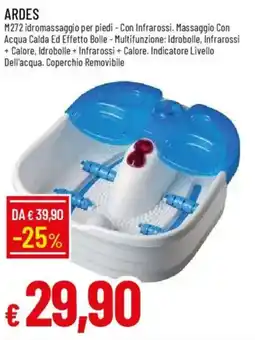 Galassia ARDES M272 idromassaggio per piedi offerta