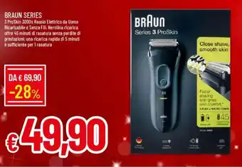 Galassia BRAUN SERIES 3 ProSkin 3000s offerta