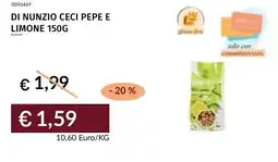 Prezzemolo e Vitale Di nunzio ceci pepe e limone offerta