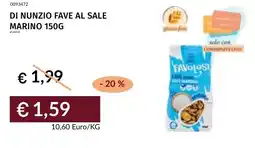 Prezzemolo e Vitale Di nunzio fave al sale marino offerta