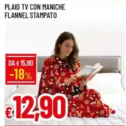 Galassia Plaid TV con maniche flannel stampato offerta