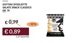 Prezzemolo e Vitale Guttiau sfogliette salate snack classico offerta