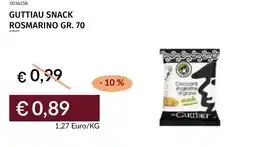 Prezzemolo e Vitale Guttiau snack rosmarino offerta
