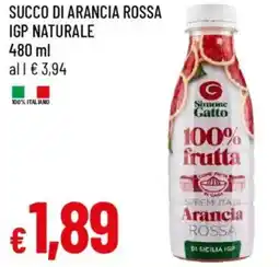 Galassia Succo di arancia rossa IGP naturale offerta