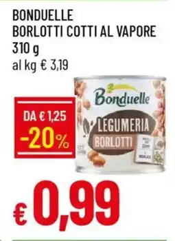 Galassia Bonduelle borlotti cotti al vapore offerta