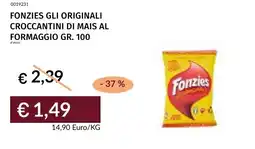 Prezzemolo e Vitale Fonzies gli originali croccantini di mais al formaggio offerta