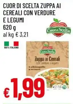 Galassia Cuor di scelta zuppa ai cereali con verdure e legumi offerta