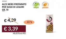 Prezzemolo e Vitale Alce nero preparato per sugo di legumi offerta
