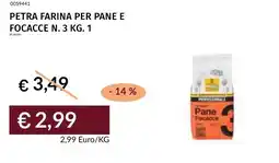 Prezzemolo e Vitale Petra farina per pane e focacce n. 3 offerta