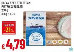 Galassia Ocean 47 filetti di san pietro surgelati offerta