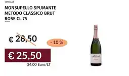 Prezzemolo e Vitale Monsupello spumante metodo classico brut rose offerta