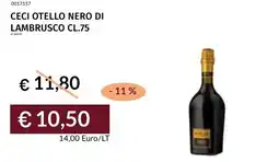 Prezzemolo e Vitale Ceci otello nero di lambrusco offerta