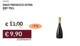 Prezzemolo e Vitale Zago prosecco extra dry offerta