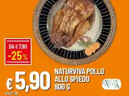 Galassia Naturviva pollo allo spiedo offerta