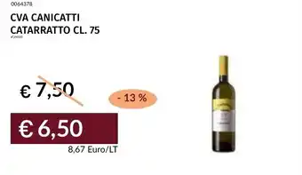 Prezzemolo e Vitale Cva canicatti catarratto offerta