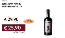 Prezzemolo e Vitale Jefferson amaro importante offerta