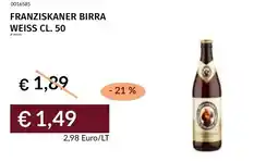 Prezzemolo e Vitale Franziskaner birra weiss offerta