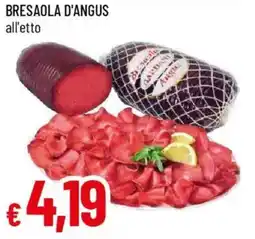 Galassia Bresaola d'angus offerta