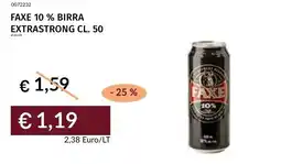 Prezzemolo e Vitale Faxe 10 % birra extrastrong offerta