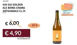 Prezzemolo e Vitale Giu giu golden ale birra chiara artigianale offerta