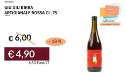 Prezzemolo e Vitale Giu giu birra artigianale rossa offerta