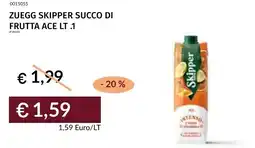 Prezzemolo e Vitale Zuegg skipper succo di frutta ace offerta