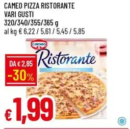 Galassia Cameo pizza ristorante offerta