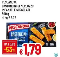 Galassia Pescanova bastoncini di merluzzo impanati e surgelati offerta