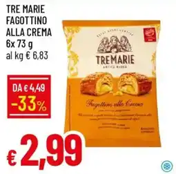 Galassia Tre marie fagottino alla crema offerta