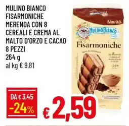 Galassia Mulino bianco fisarmoniche merenda offerta