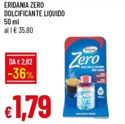 Galassia Eridania zero dolcificante liquido offerta
