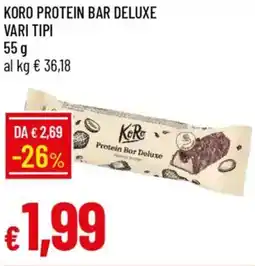 Galassia Koro protein bar deluxe offerta