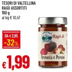 Galassia Tesori di valtellina ragù offerta
