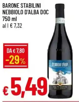 Galassia Barone stabilini nebbiolo d'alba DOC offerta
