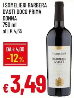 Galassia I somelieri barbera d'asti docg prima donna offerta
