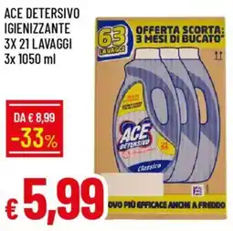 Galassia Ace detersivo igienizzante offerta