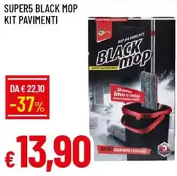Galassia Super5 black mop kit pavimenti offerta