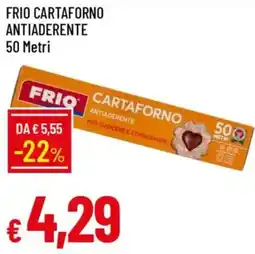 Galassia Frio cartaforno antiaderente 50 metri offerta