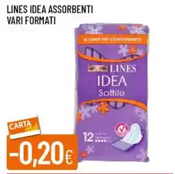 Galassia Lines idea assorbenti offerta