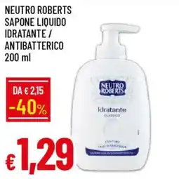 Galassia Neutro roberts sapone liquido idratante/ antibatterico offerta