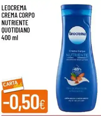 Galassia Leocrema crema corpo nutriente quotidiano offerta