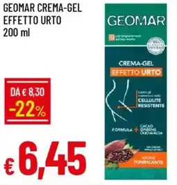 Galassia Geomar crema-gel effetto urto offerta
