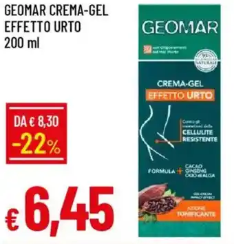 Galassia Geomar crema-gel effetto urto offerta