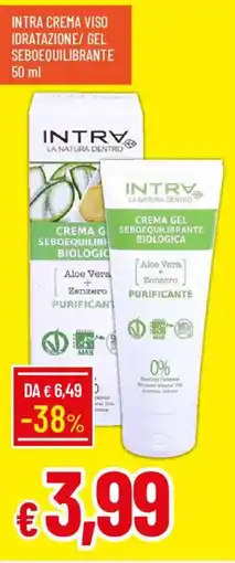Galassia Intra crema viso idratazione/gel seboequilibrante offerta