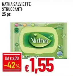Galassia Natha salviette struccanti 25 pz offerta