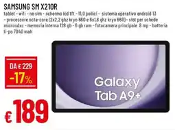 Galassia SAMSUNG SM X210R Tablet offerta