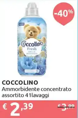 Ipersoap COCCOLINO Ammorbidente concentrato offerta