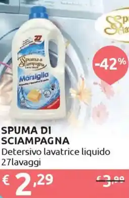 Ipersoap SPUMA DI SCIAMPAGNA Detersivo lavatrice liquido offerta
